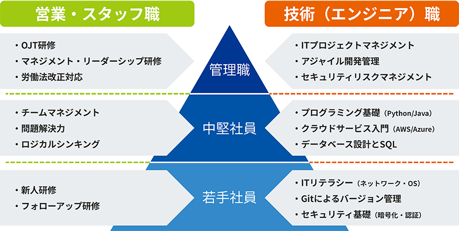 階層別研修プログラム